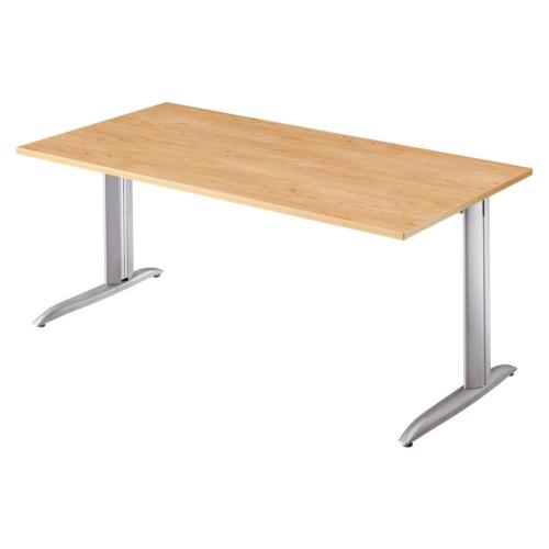Second-hand straight desk 140 x 80cm