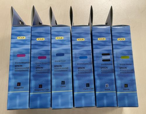 Isotech cartridges for Epson R200/R300/ME/RX500/RX600 printer, 6 colors